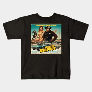 Sheriff Bigfoot Movie Poster 3 Kids T-Shirt